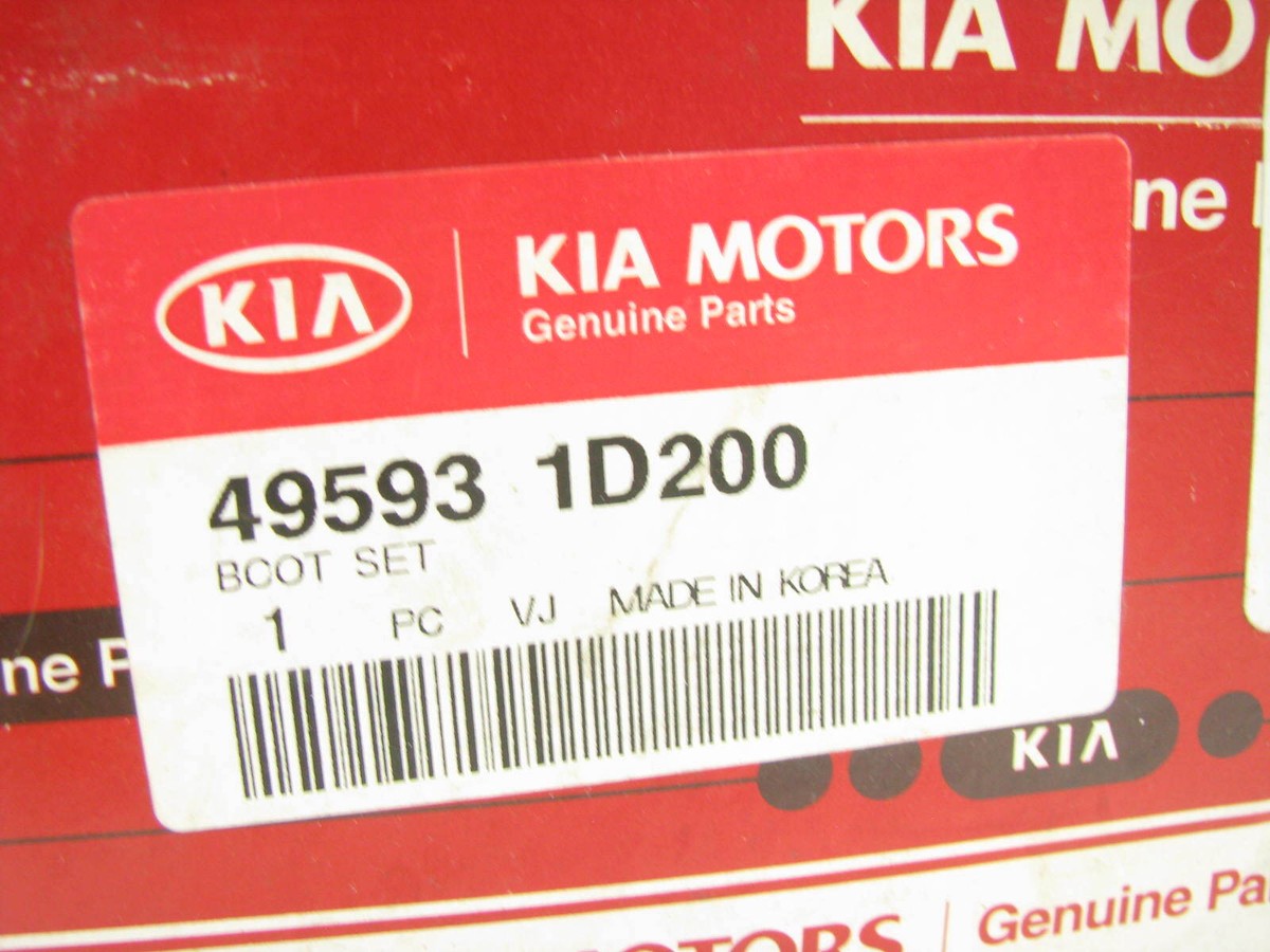 NEW - OEM 495931D200 CV Axle Boot Kit For 2007-2010 Kia NEW - OEM 495931D200 CV Axle Boot Kit For 2007-2010 Kia