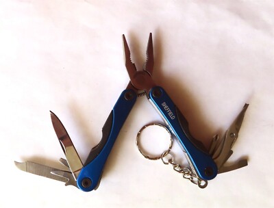 Sheffield 9-in-1 Mini Pocket Multitool Stainless steel