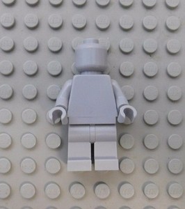 Genuine Lego STATUE MINIFIG Lego Solid-Plain PEARL GOLD NEW Monochrome