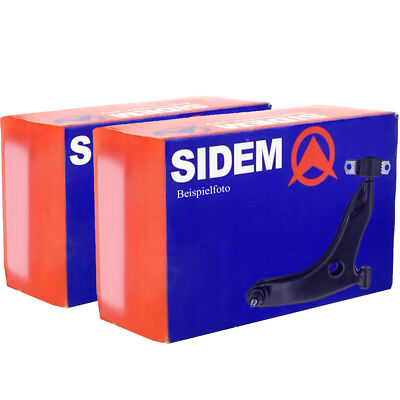 2x SIDEM Querlenker Satz Unten Vorne für PEUGEOT 206 1.1-2.0D 08.98-