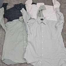 Mixed Brands Men's Lot Of 4 Dress Shirts Multicolor Medium