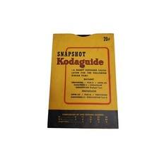 vintage 1930s-40s kodak snapshot kodaguide exposure calculator 20 cents