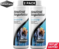 Seachem Liquid Neutral Regulator Aquarium Water Treatment Tank 16.9 Fl Oz 2 Pack