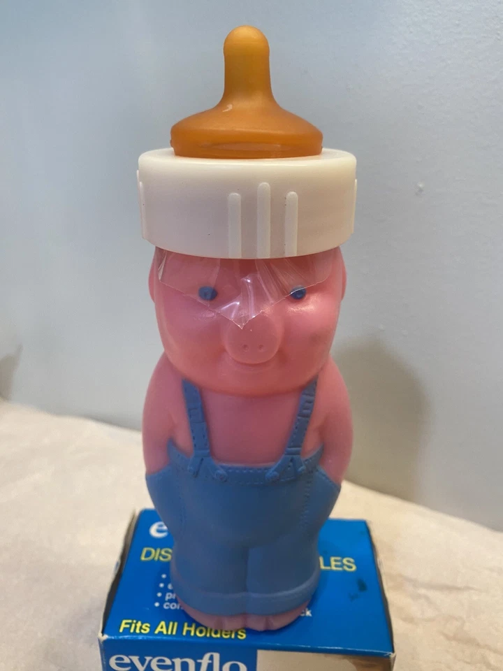 🍼VtgPIGGY Evenflo NURSER Disposable LINERS Baby Bottle 1970s DropIn ULTRA🐷RARE - Image 2 of 4