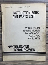 Vintage Catalog Instruction Book Parts List Teledyne Total Power Paperback Book 