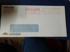 australia commercial 1997 cover used special postmark as in pic prestige skilled
