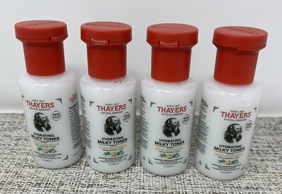 4X THAYERS Alcohol-Free Witch Hazel Facial Toner with Aloe Vera, Cucumber3oz F96