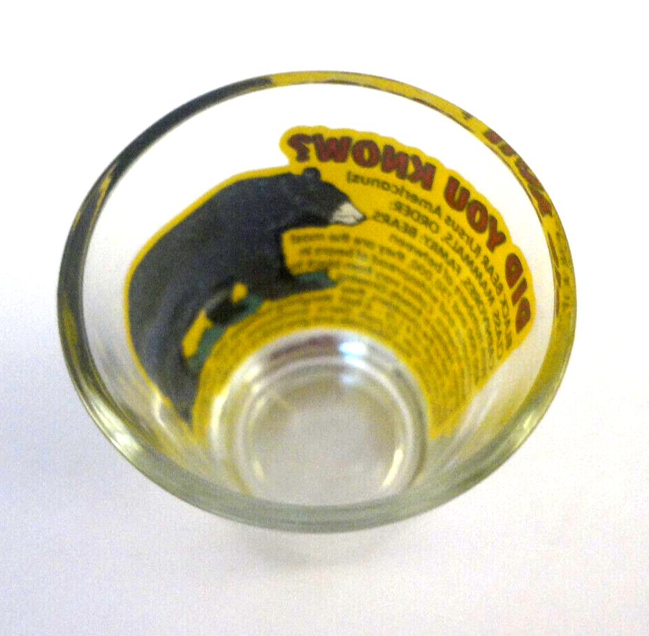 [未使用]Animal Shot Glass Black Amazon.com | Animal-Theme Black Bear Cool Animal Head Shot