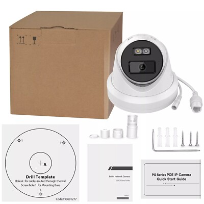 Panoeagle 5MP HD Full Color Turret IP Camera Dual light VK353F-LIUF Built-in MIC