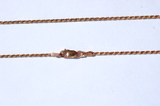 Goldene Halskette 585 Probe. Aus russischem Rotgold. Neu.