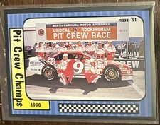 1991 Maxx Update PIT CREW CHAMPS Melling Racing #50 Bill Elliott HOF Nascar
