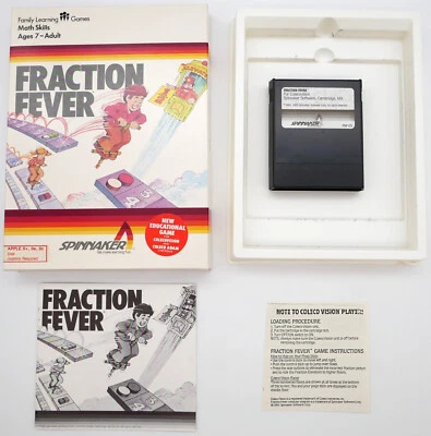 Fraction Fever | ColecoVision | komplett in OVP CIB boxed - Bild 1 von 4