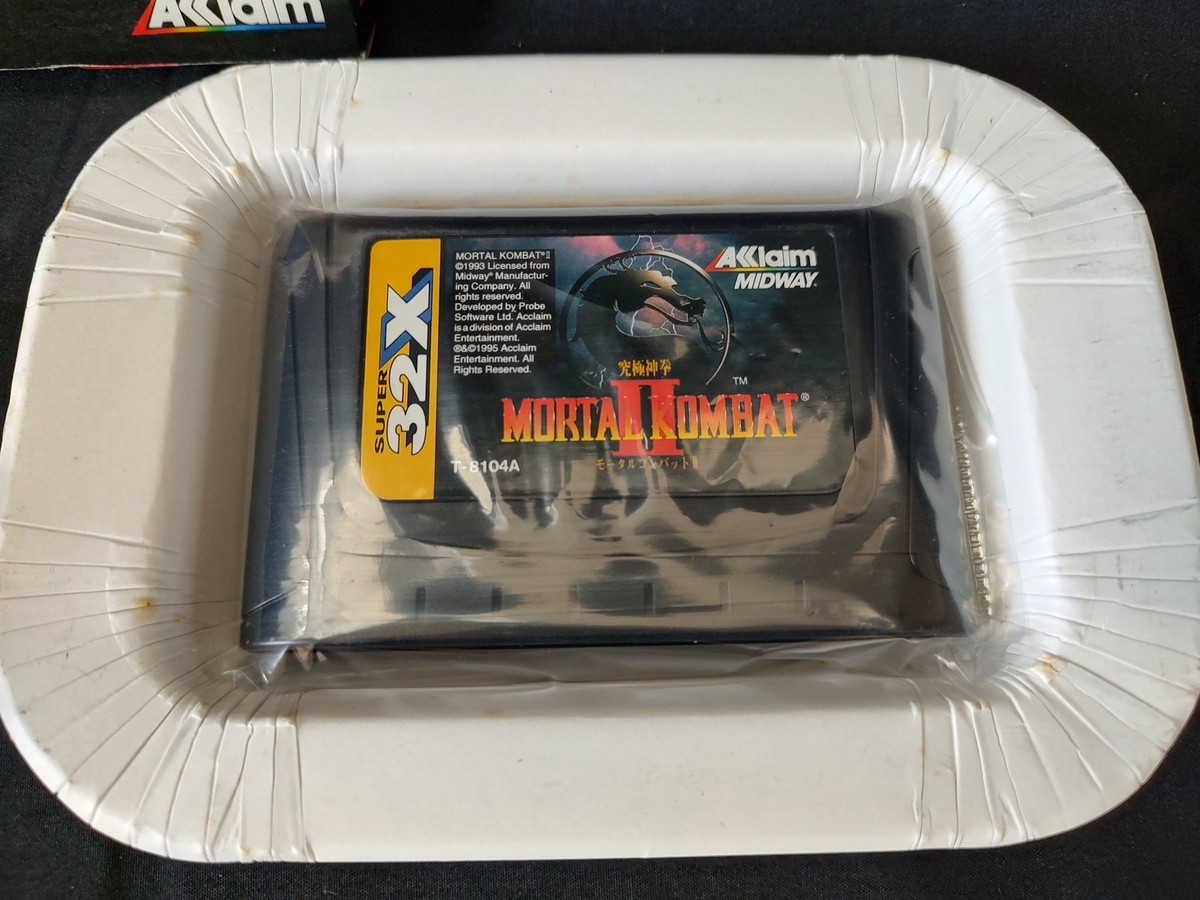 MORTAL KOMBAT 2 Japan SEGA MEGA DRIVE (GENESIS) SUPER 32X MORTAL KOMBAT 2 Japan SEGA MEGA DRIVE (GENESIS) SUPER 32X