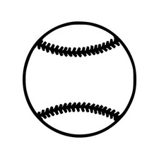 Softball Baseball Vinyl Decal Sticker | Player Batter Pitcher Hitter Outfield