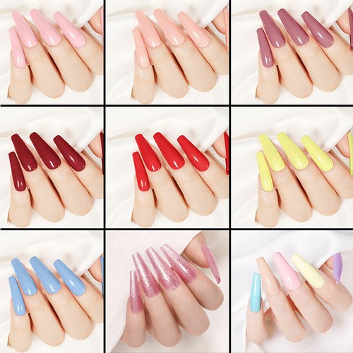 Anfillesan 15ML Gel Nail Polish Summer Nail Soak Off LED UV Gel Top/Base Coat - Picture 8 of 203