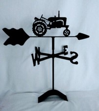 Farm Tractor roof mount weathervane black wrought iron look made in usa