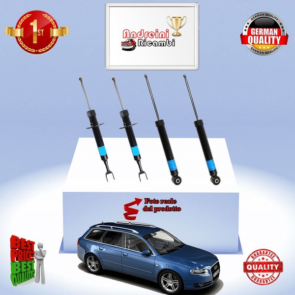 Set 4 StoßDäMpfer Vorderseite + Heck Audi A4 Avant 2.0 Tfs 125KW Von 2007-> 2008-image