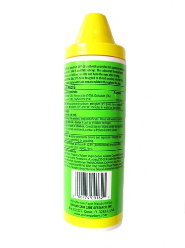 SC004 Ocean Potion Kids Sunblock SPF 50 HYPO-ALLERGENIC Lotion Oil Free 8 Fl. Oz - Picture 2 of 3