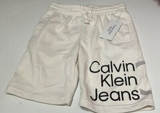 CALVIN KLEIN Big Boys Logo Knit Shorts CKMFC04F MSRP 37 SALE NEW w TAGS