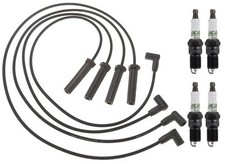 Juego de cables de encendido profesional y kit de 4 bujías ACDelco para S10 Sonoma 2.2 L4