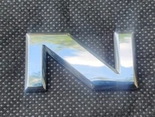 GMC Denali Emblem Symbol Sign Insignia Nameplate Oem Genuine Factory Letter "N"