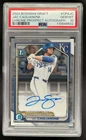 2024 BOWMAN DRAFT CHROME JAC CAGLIANONE 1ST BOWMAN AUTO PSA 10 GEM MINT