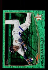 Signed Baseball Card Auto Jonathan Villar 2013 Topps #US101 Astros Emerald