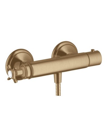 Hansgrohe thermostatic mixer surface-mounted Axor 16261140 Brushed Bronze