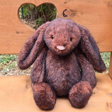 Jellycat Medium Bashful Walnut Bunny NWOT