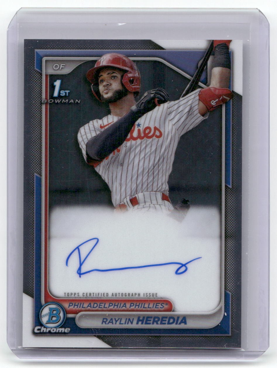 2024 Bowman #CPA-RH Raylin Heredia Chrome Prospect Autographs