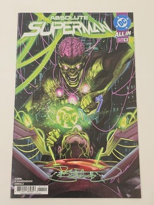 ABSOLUTE SUPERMAN #11 DC 2025 CVR A 1ST PRINT SIGNED BY RAFA SANDOVAL W/COA NM
