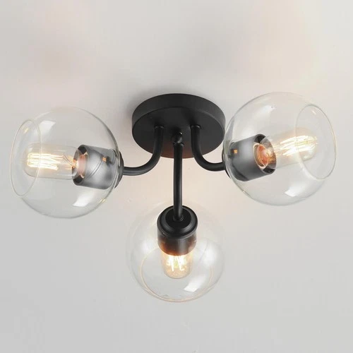 Maxim Lighting 21634CLBK Knox Semi-Flush Mount Black - Picture 3 of 4