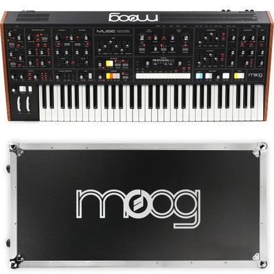 Moog Muse 8-voice Bitimbral Polyphonic Analog Synthesizer with Case