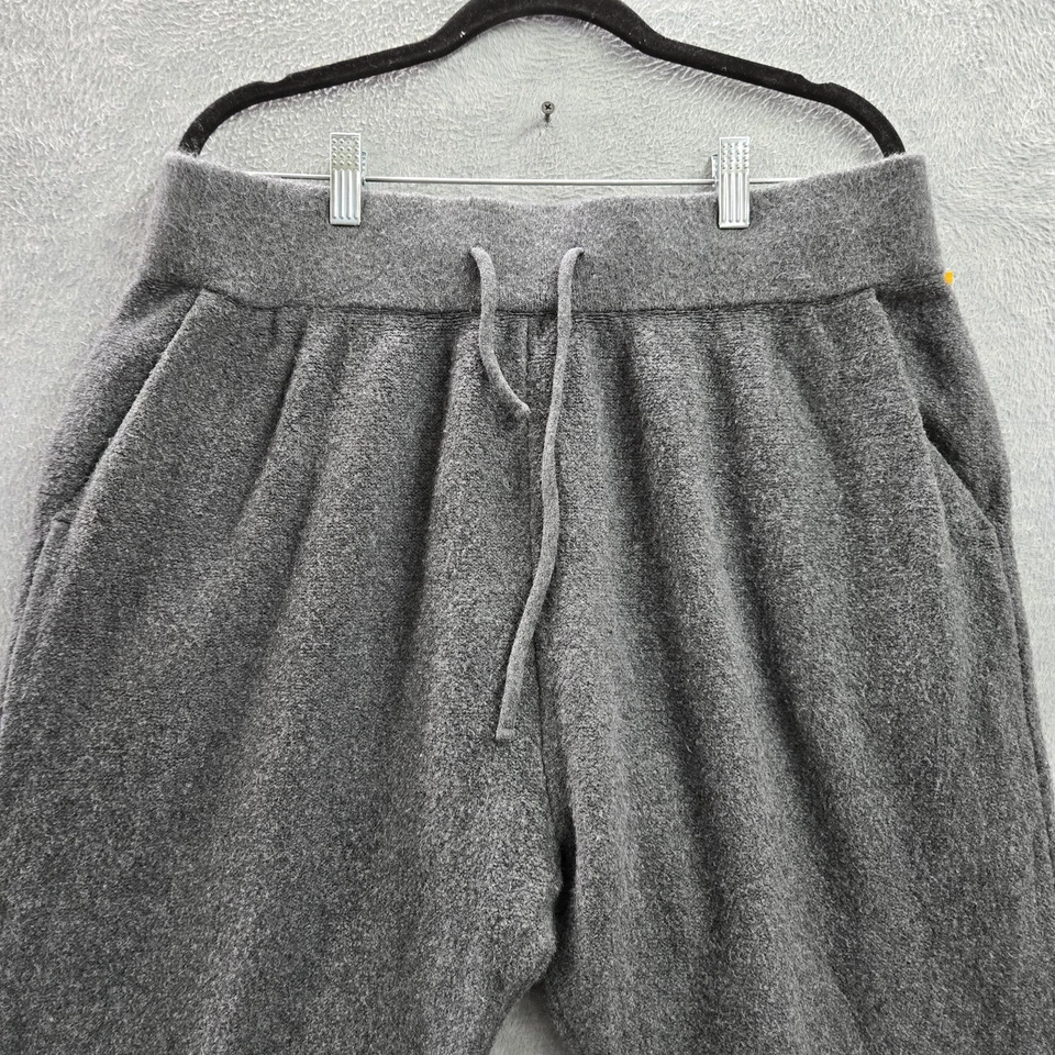 Abercrombie & Fitch Women Pants L Gray Cotton Nylon Sweatpants 26" Inseam - Image 3 of 4