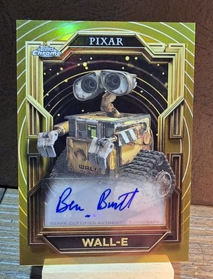 Topps Pixar Gold WALL-E Gilded Autograph Ben Burtt AA-BB 2025