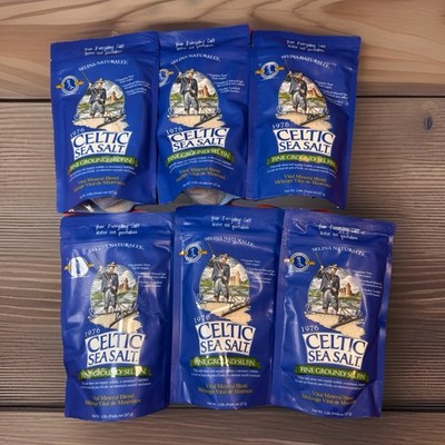 Selina Naturally Celtic Sea Salt FINE GROUND 3LB BULK PACK
