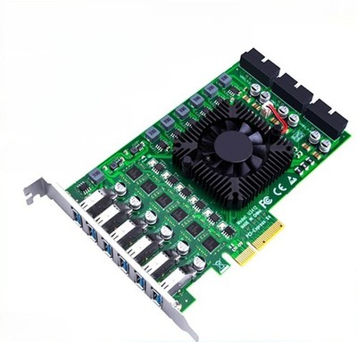 PCIe to USB 3.2/3.1/3.0 expansion 6/8/12 port independent 6-channel USB 5G/10G