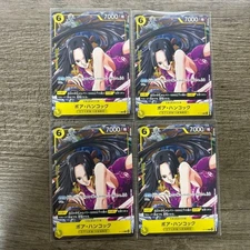 One piece card Game Boa Hancock V jump Promo 4set
