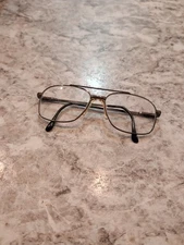 Stetson 178 Zyloware 058 Men’s Gunmetal Aviator Eyeglasses 57-16-145 FRAMES ONLY