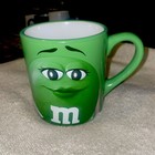 M&M's Green Girl Coffee Mug Cup 2016 Mars Candy Ceramic Large 16oz  — photo 4