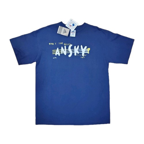 T-shirt Adidas New York Yankees Ansky Taxi NYC 1998 vintage grande baseball nuova con etichette