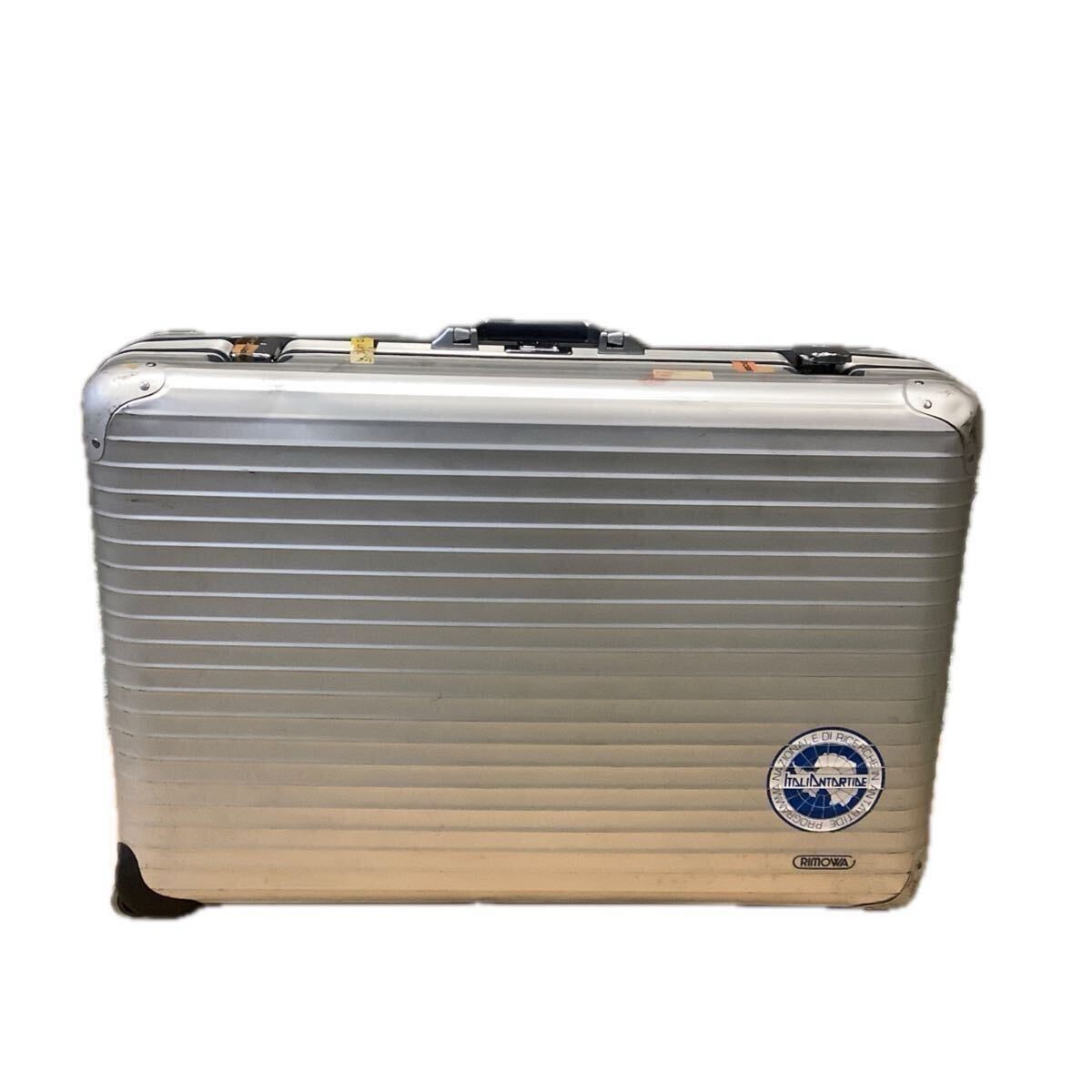 RIMOWA シルバーキャリーカート 550x400x200mm Rimowa Silver Integral 66L Silver 2-wheels Carry Case Suitcase | eBay