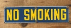 Early Vintage DEEP ROCK GASOLINR Service Station NO SMOKING Porcelain Sign 12x3