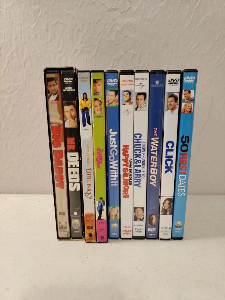 10 DVD Adam Sandler Movie Collection  Happy Gilmore, Little Nicky And More Foto 2 de 4