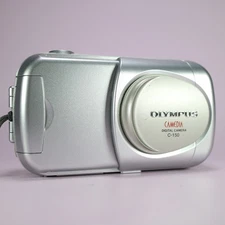 Olympus Camedia C-150 2.0MP Compact Digital Camera Silver Tested