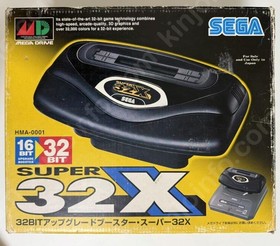 SEGA Mega Drive 32X Video Game Console Black 1994 Retro Made in Japan Tasted