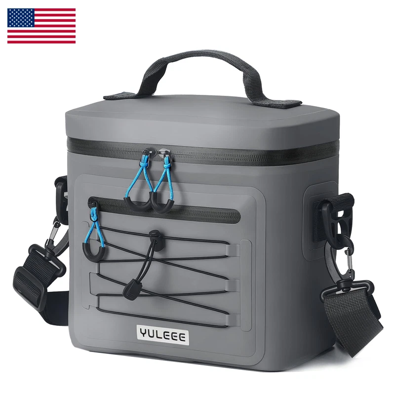 Yuleee Cooler Bag 7 Can Soft Sided Small Portable Insulated Cooling Pack