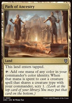 Magic/MTG Path of Ancestry (V.1) DRC-61 Common Englisch Neu