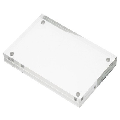 3.2'' x 4.7'' x 0.8'' Acrylic Picture Frame Magnetic Photo Frames Display Clear