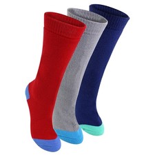 Kids Knee High Wellington Boot Socks by Sock Snob 3 Multi Pack Long Socks